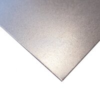 Stahl, Stärke 0,5mm, Zuschnitt 100mm x 100mm