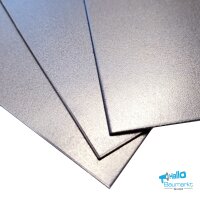 Stahl, Stärke 0,75mm, Zuschnitt 100mm x 100mm