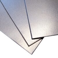 Stahl, Stärke 0,75mm, Zuschnitt 100mm x 100mm