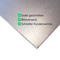 Stahl, Stärke 0,75mm, Zuschnitt 100mm x 100mm