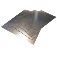 Stahl verzinkt, Stärke 0,75mm, Zuschnitt 500mm x 300mm