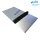 Edelstahl 1.4301 einseitig gebürstet und foliert, Stärke 2,0mm, Zuschnitt  100mm x 100mm