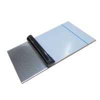 Aluminium, Materialstärke 1,0mm - einseitig foliert - Zuschnitt 300mm x 200mm