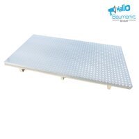 Riffelblech Alu Duett,  Stärke 2,5/4,0mm, Zuschnitt 300mm x 300mm