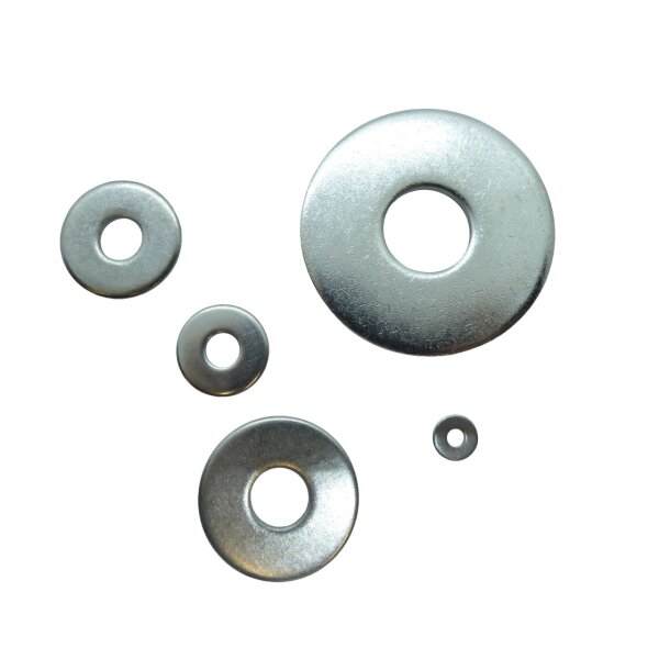 DIN 9021 Unterlegscheiben Edelstahl A2