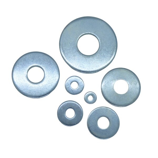 DIN 9021 Unterlegscheiben stahl verzinkt M2,5- M30